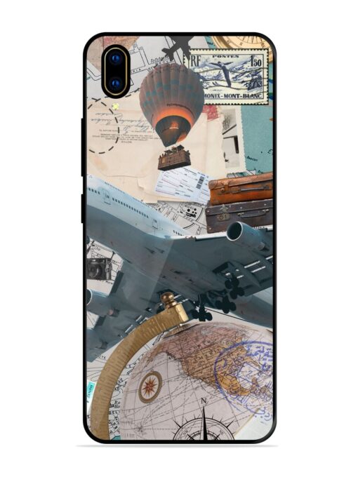 Adventure Awaits Glossy Metal Phone Cover for Vivo V11 Pro Zapvi