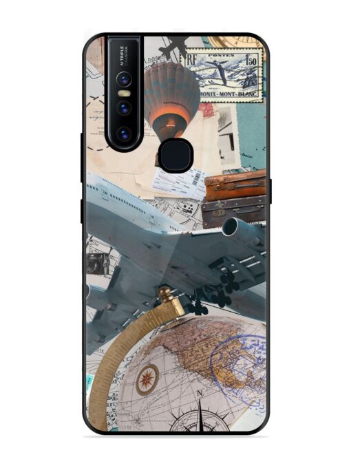 Adventure Awaits Glossy Metal Phone Cover for Vivo V15