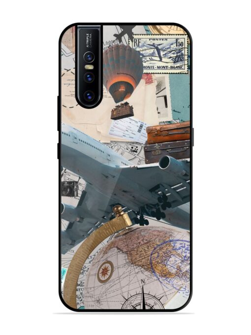 Adventure Awaits Glossy Metal Phone Cover for Vivo V15 Pro