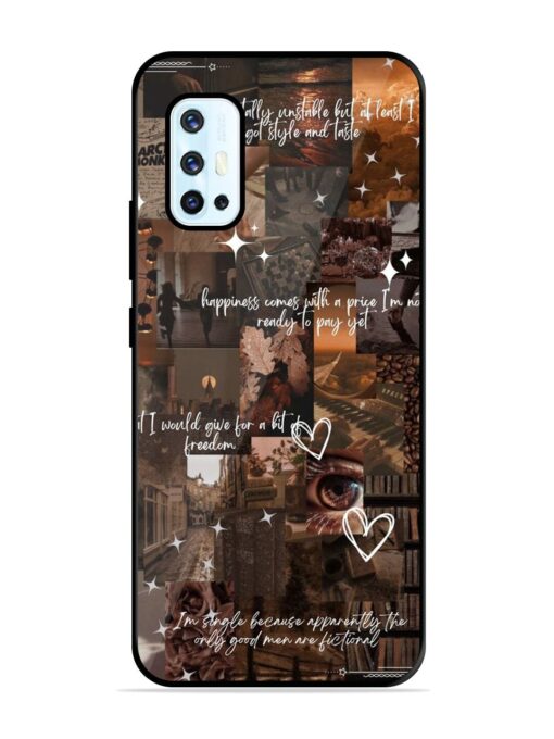 Melancholy Aesthetic Glossy Metal Phone Cover for Vivo V17 Zapvi