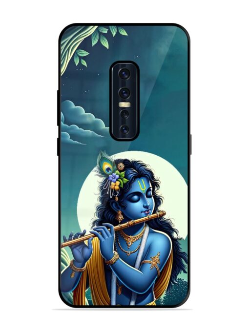 Krishna's Divine Flute Glossy Metal Phone Cover for Vivo V17 Pro