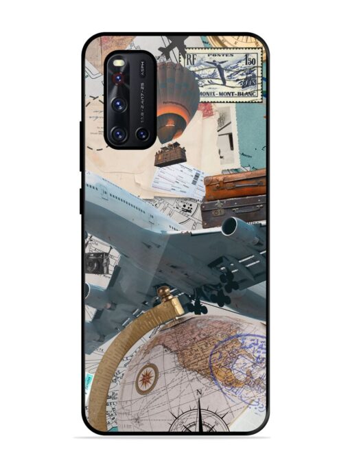 Adventure Awaits Glossy Metal Phone Cover for Vivo V19