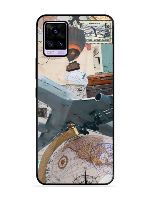 Adventure Awaits Glossy Metal Phone Cover for Vivo V20 Zapvi