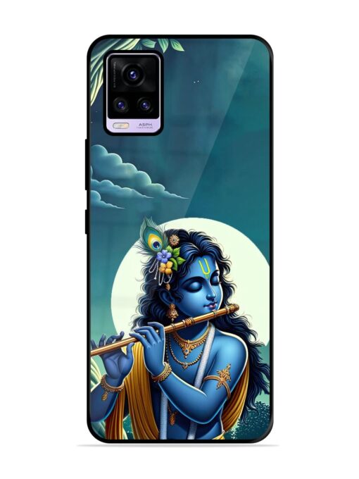 Krishna's Divine Flute Glossy Metal Phone Cover for Vivo V20 Zapvi