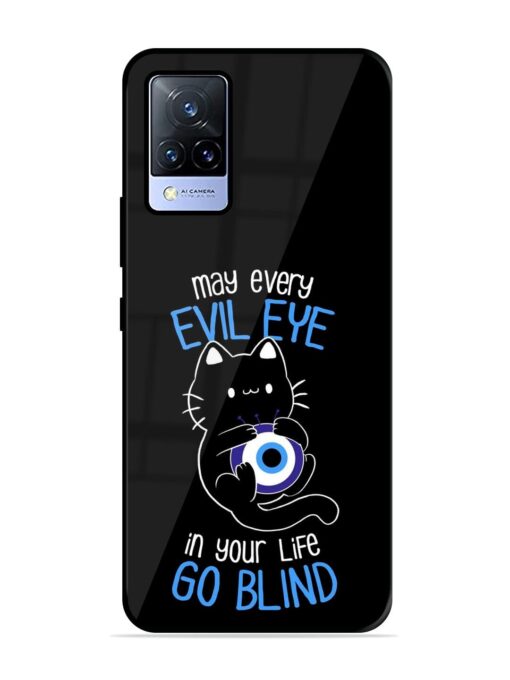 May every evil eye in your life go blind Glossy Metal Phone Cover for Vivo V21 (5G) Zapvi