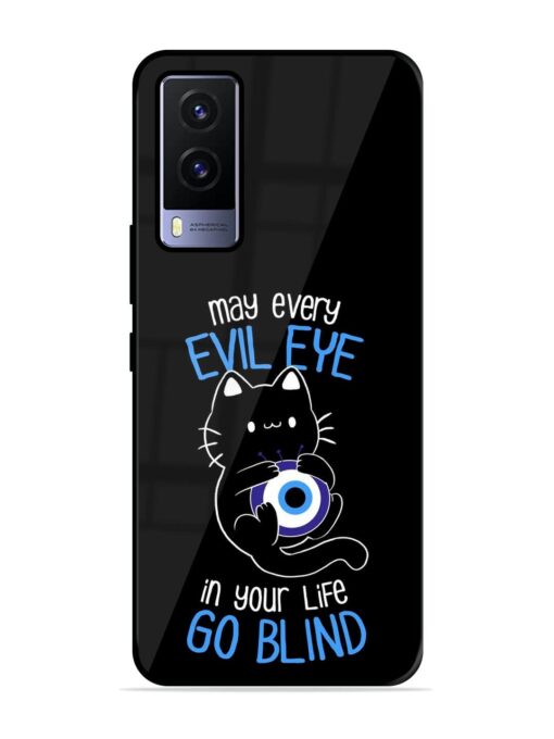 May every evil eye in your life go blind Glossy Metal Phone Cover for Vivo V21E (5G) Zapvi