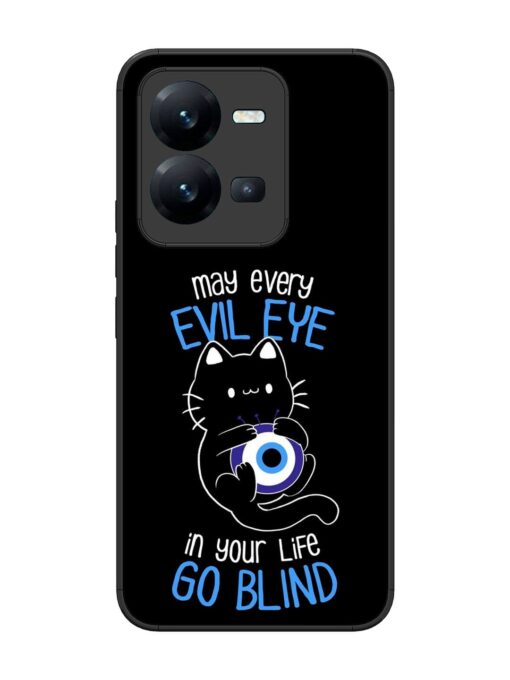 May every evil eye in your life go blind Glossy Metal Phone Cover for Vivo V25 (5G) Zapvi