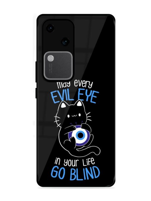 May every evil eye in your life go blind Glossy Metal Phone Cover for Vivo V30 (5G)