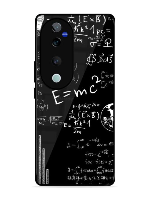 E=Mc2 Mass?Energy Equivalence Glossy Metal Phone Cover for Vivo V40 Pro (5G)