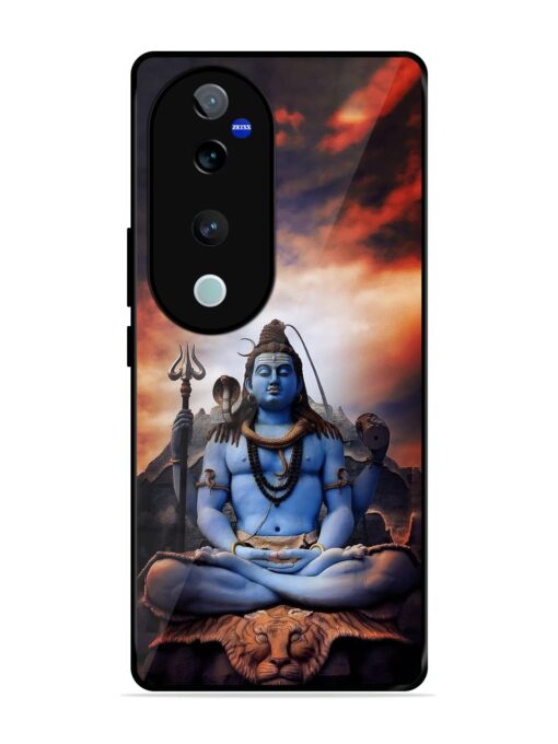 Jai Jai Shiv Glossy Metal Phone Cover for Vivo V40 Pro (5G)