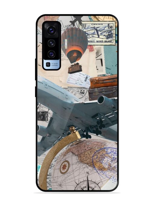 Adventure Awaits Glossy Metal Phone Cover for Vivo X50 Zapvi