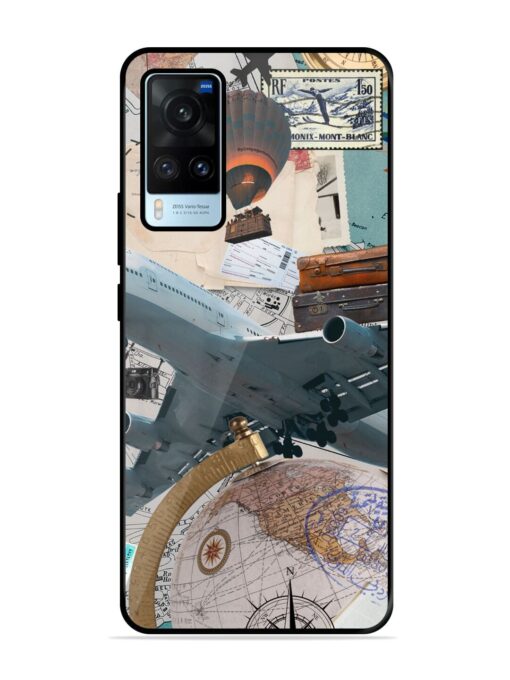 Adventure Awaits Glossy Metal Phone Cover for Vivo X60 Zapvi