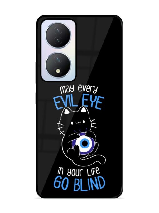 May every evil eye in your life go blind Glossy Metal Phone Cover for Vivo Y100A (5G) Zapvi