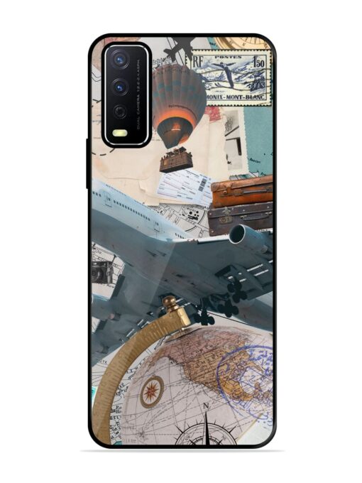 Adventure Awaits Glossy Metal Phone Cover for Vivo Y12S Zapvi