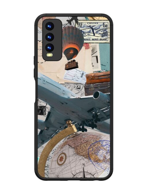 Adventure Awaits Glossy Metal Phone Cover for Vivo Y20 Zapvi