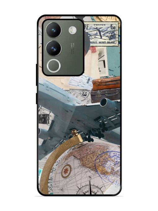 Adventure Awaits Glossy Metal Phone Cover for Vivo Y200 (5G)