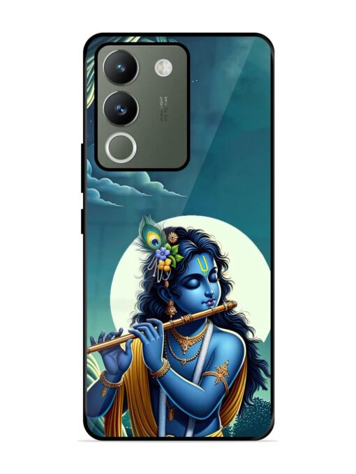 Krishna's Divine Flute Glossy Metal Phone Cover for Vivo Y200 (5G) Zapvi