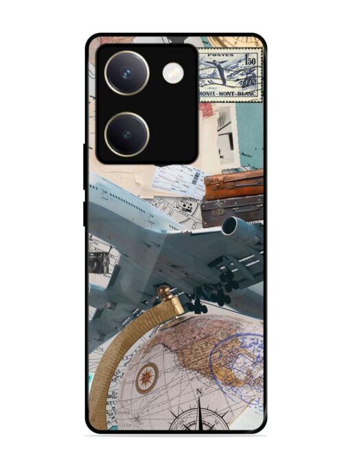 Adventure Awaits Glossy Metal Phone Cover for Vivo Y200 Pro (5G) Zapvi