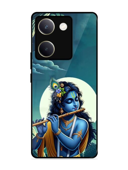 Krishna's Divine Flute Glossy Metal Phone Cover for Vivo Y200 Pro (5G)