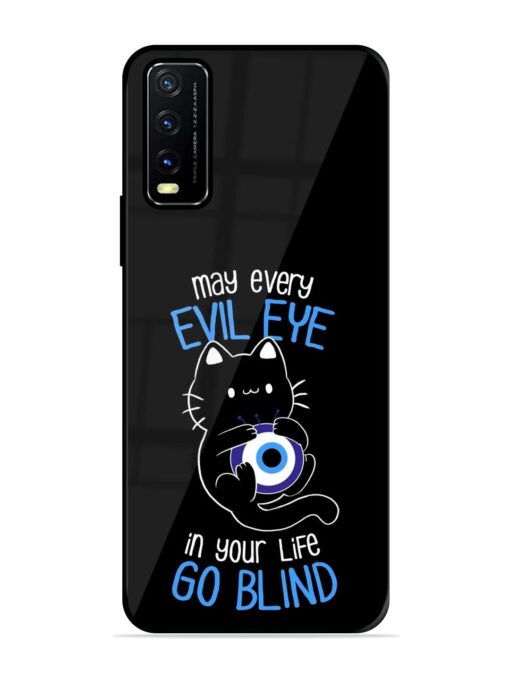 May every evil eye in your life go blind Glossy Metal Phone Cover for Vivo Y20A Zapvi