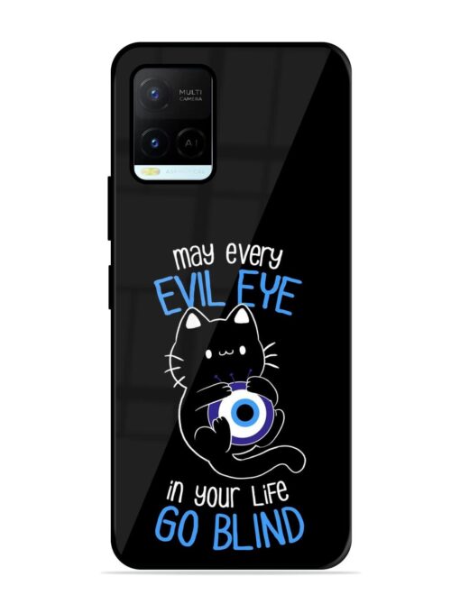 May every evil eye in your life go blind Glossy Metal Phone Cover for Vivo Y21A Zapvi