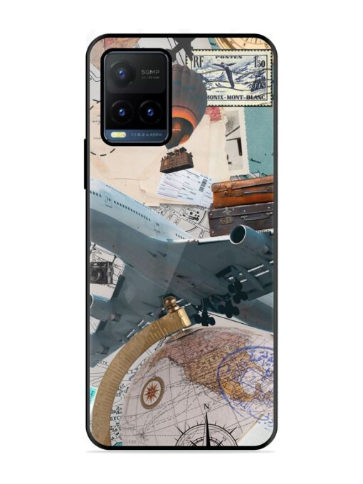 Adventure Awaits Glossy Metal Phone Cover for Vivo Y21T