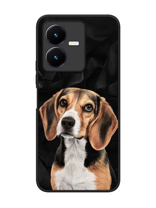 Beagle Portrait Glossy Metal Phone Cover for Vivo Y22 Zapvi