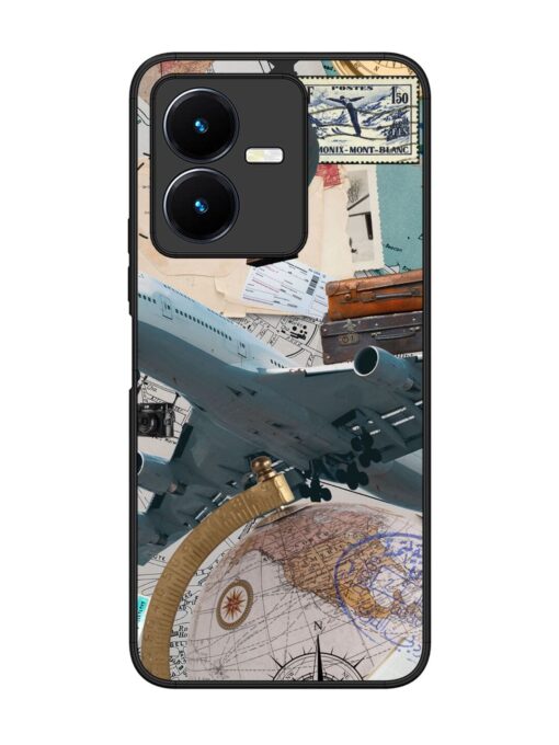 Adventure Awaits Glossy Metal Phone Cover for Vivo Y22 Zapvi