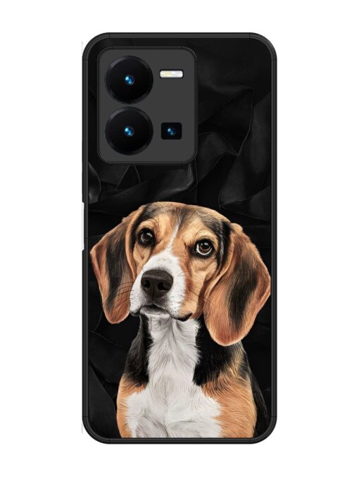 Beagle Portrait Glossy Metal Phone Cover for Vivo Y27