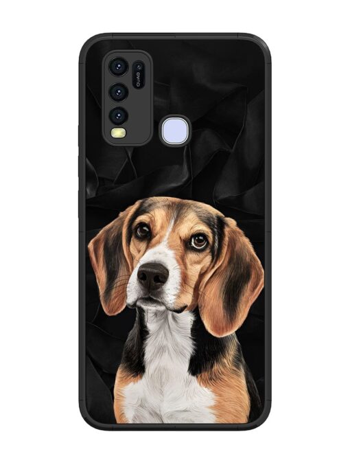 Beagle Portrait Glossy Metal Phone Cover for Vivo Y30 Zapvi