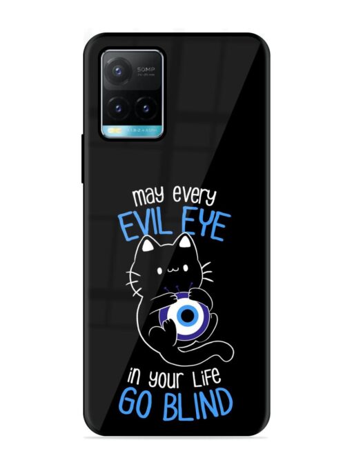 May every evil eye in your life go blind Glossy Metal Phone Cover for Vivo Y33S