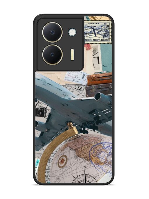 Adventure Awaits Glossy Metal Phone Cover for Vivo Y36