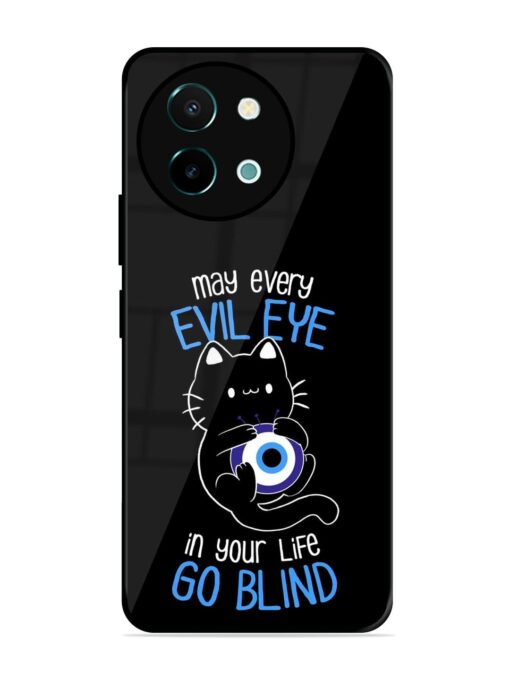 May every evil eye in your life go blind Glossy Metal Phone Cover for Vivo Y38 (5G) Zapvi