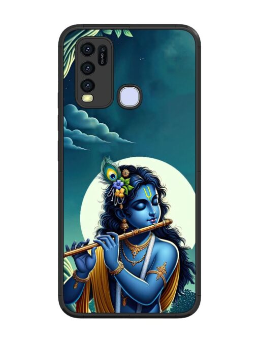 Krishna's Divine Flute Glossy Metal Phone Cover for Vivo Y50 Zapvi