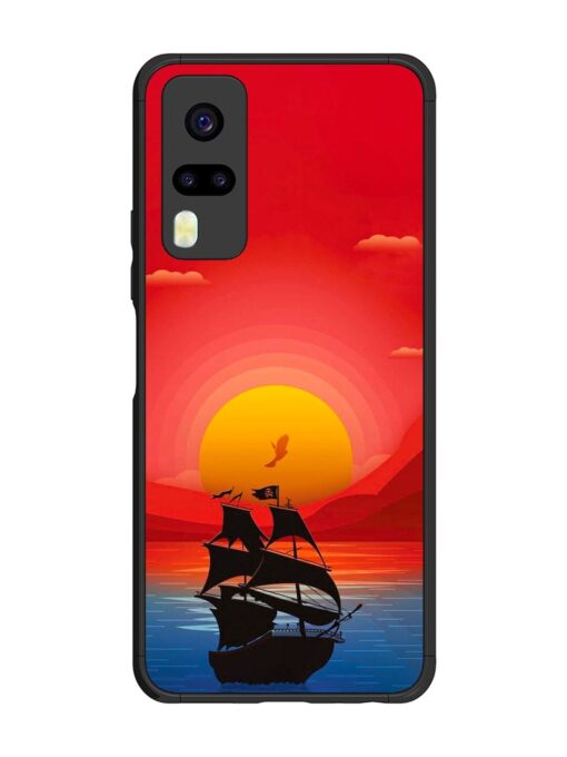 Sunset Sail Glossy Metal Phone Cover for Vivo Y51