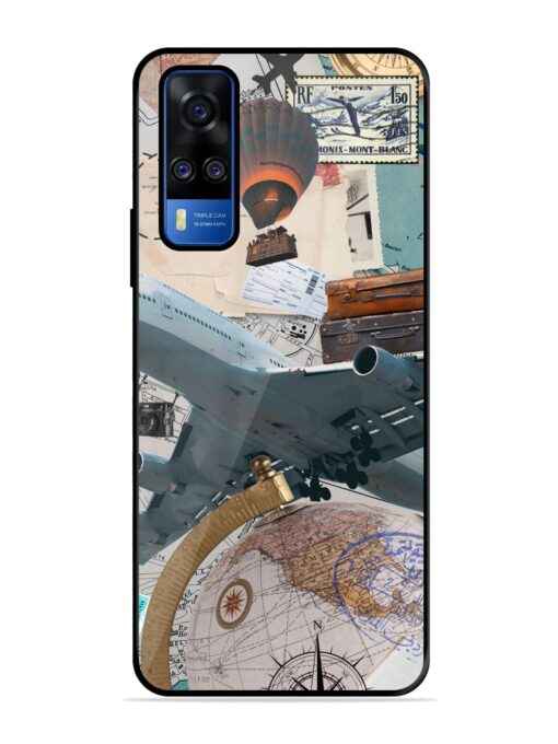 Adventure Awaits Glossy Metal Phone Cover for Vivo Y51A Zapvi