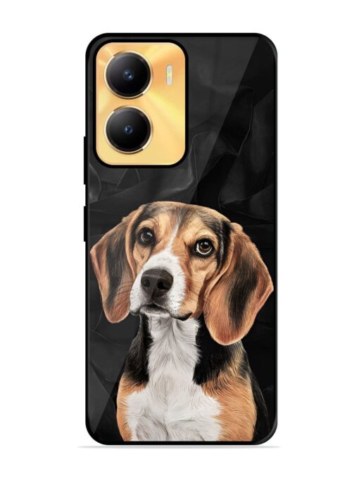 Beagle Portrait Glossy Metal Phone Cover for Vivo Y56 (5G)