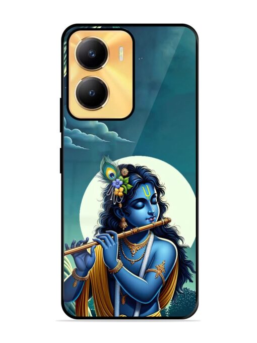 Krishna's Divine Flute Glossy Metal Phone Cover for Vivo Y56 (5G)