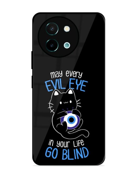 May every evil eye in your life go blind Glossy Metal Phone Cover for Vivo Y58 (5G)