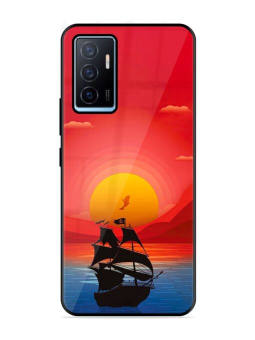 Sunset Sail Glossy Metal Phone Cover for Vivo Y75 (4G)