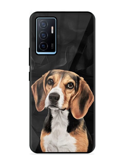 Beagle Portrait Glossy Metal Phone Cover for Vivo Y75 (4G) Zapvi