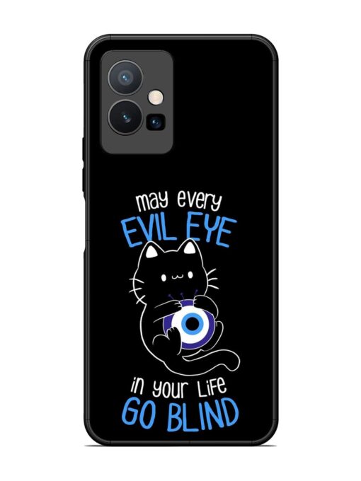 May every evil eye in your life go blind Glossy Metal Phone Cover for Vivo Y75 (5G) Zapvi