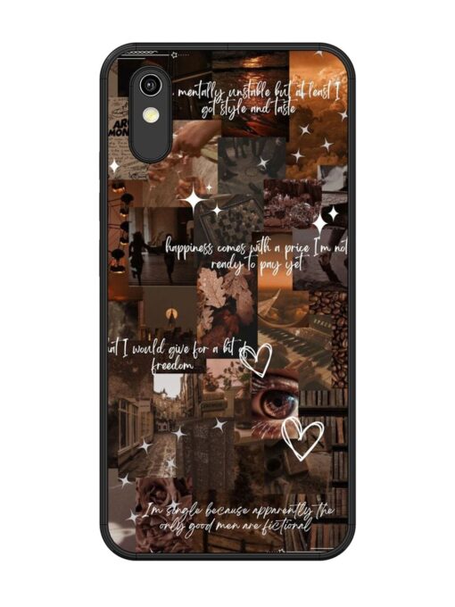 Melancholy Aesthetic Glossy Metal Phone Cover for Vivo Y91I Zapvi