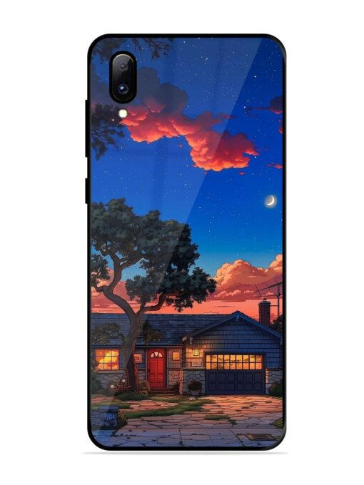 Serene Suburban Twilight Glossy Metal Phone Cover for Vivo Y97