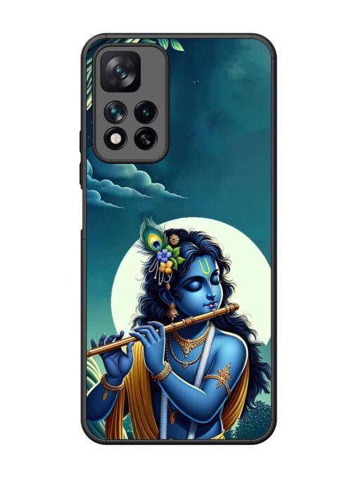 Krishna's Divine Flute Glossy Metal Phone Cover for Xiaomi Mi 11I Hypercharge (5G)