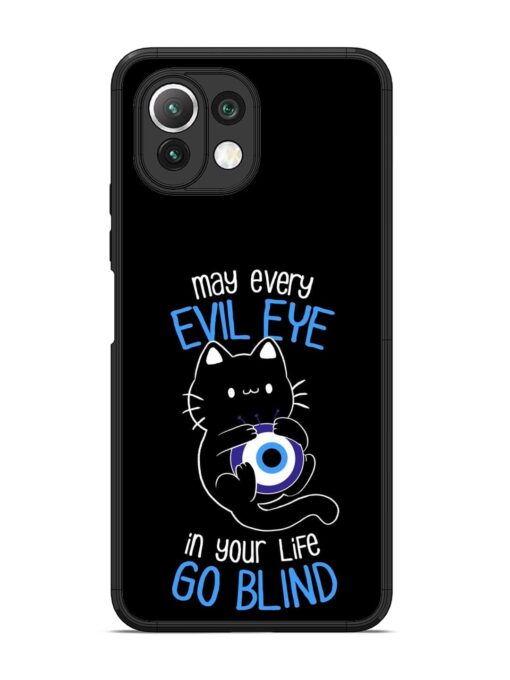 May every evil eye in your life go blind Glossy Metal Phone Cover for Xiaomi Mi 11 Lite Zapvi