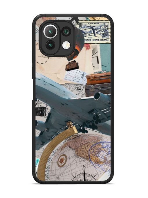 Adventure Awaits Glossy Metal Phone Cover for Xiaomi Mi 11 Lite Zapvi