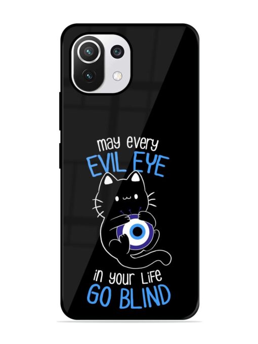 May every evil eye in your life go blind Glossy Metal Phone Cover for Xiaomi Mi 11 Lite Ne (5G) Zapvi