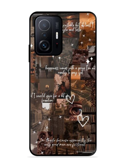 Melancholy Aesthetic Glossy Metal Phone Cover for Xiaomi Mi 11T Pro (5G) Zapvi