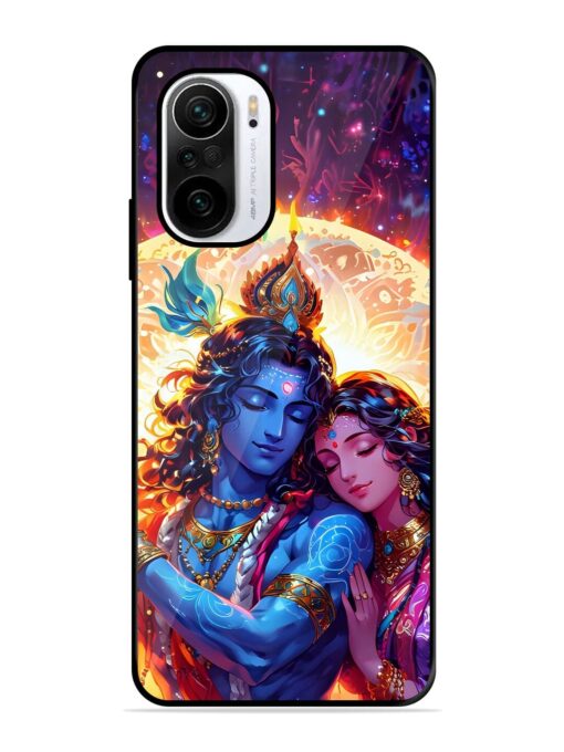 Radha Krishna Art Glossy Metal Phone Cover for Xiaomi Mi 11X (5G) Zapvi